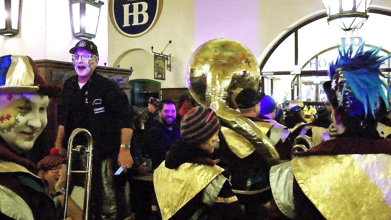 Lumpenkapelle Aitrach 2020 Faschingsdienstag 25. 2. Hofbräuhaus am Platzl, München, Bayern, DE