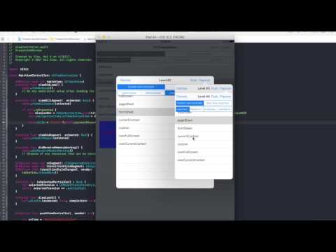 [Swift] Present view controller in multiple levels
