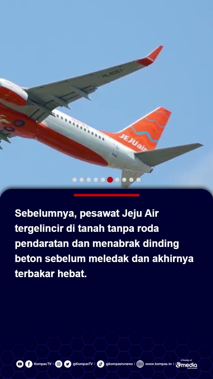 Usai Kecelakaan, Warga Korsel Batalkan 68 000 Tiket Penerbangan Maskapai Jeju Air #jejuair #shorts