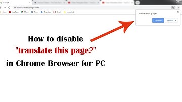 How to disable the popup "translate this page?" in Chrome [for PC]