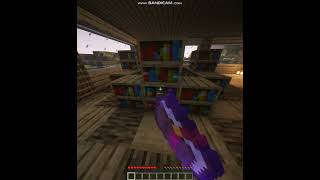 #shorts How to stack books on a shelf Minecraft