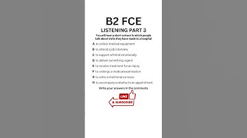 B2 First (FCE) Listening Practice Test 2025 - Part 3 #b2firstlisteningtests #learningenglish #fce