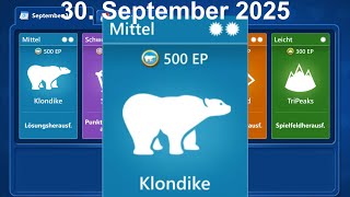 Microsoft Solitaire Collection September 30, 2025 Klondike **  -  Daily challenge screenshot 4