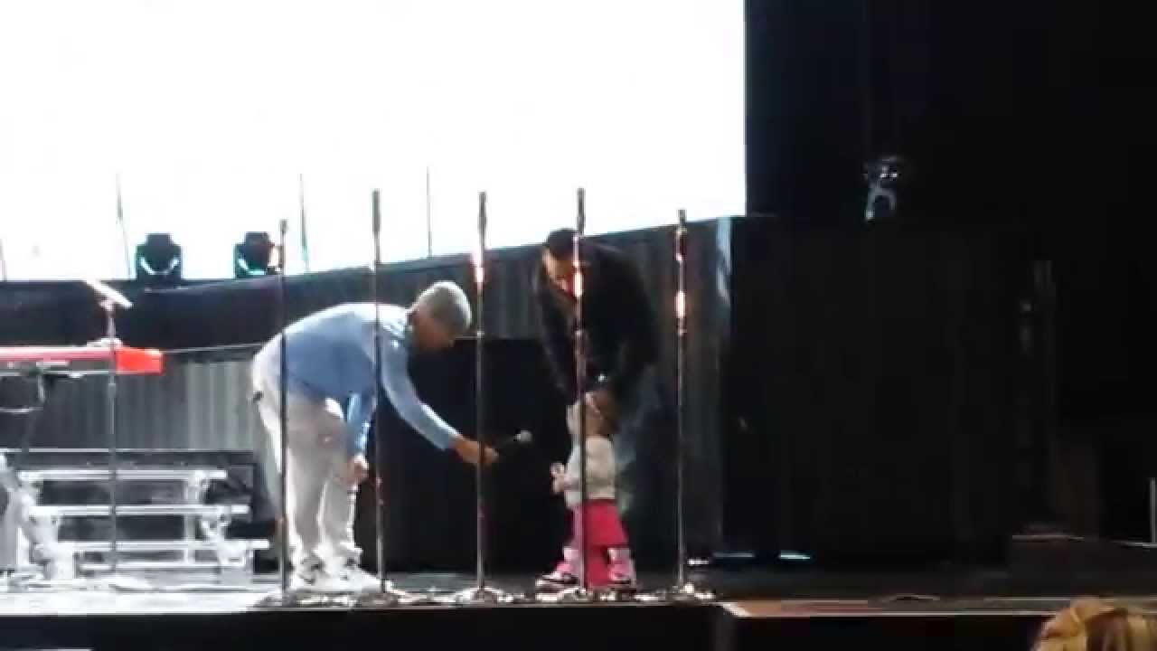 IAWLT Backstreet Boys BSB soundcheck Dublin o2 Arena 01.04.14 A.J, Ava and Brian
