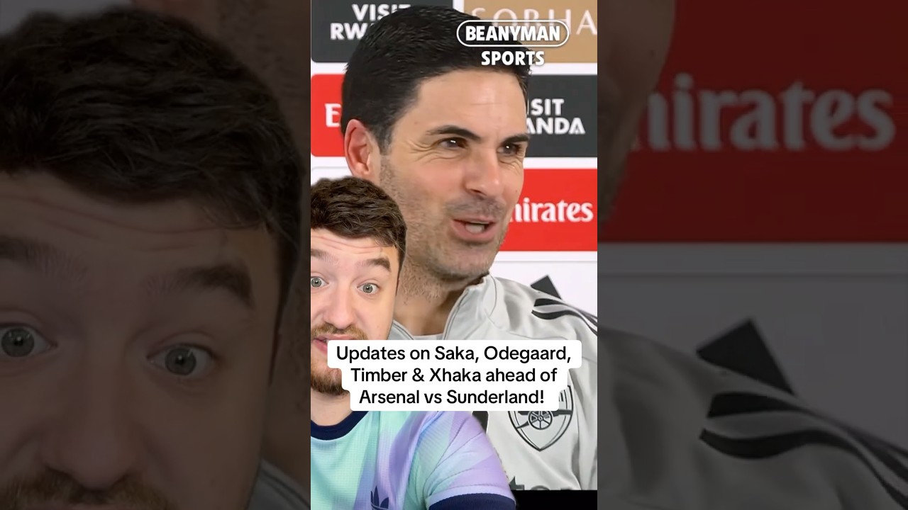 Arteta Updates on Saka, Odegaard, Timber & Xhaka ahead of Arsenal vs Sunderland! 