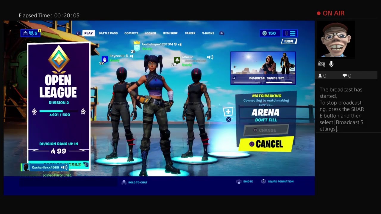 Fortnite arean YouTube