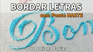 : BORDAR LETRAS com ponto HASTE