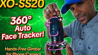 XO-SS20 Auto Face Tracking Gimbal No App Needed 360° Magic for  Streaming , Vlogs & More screenshot 5