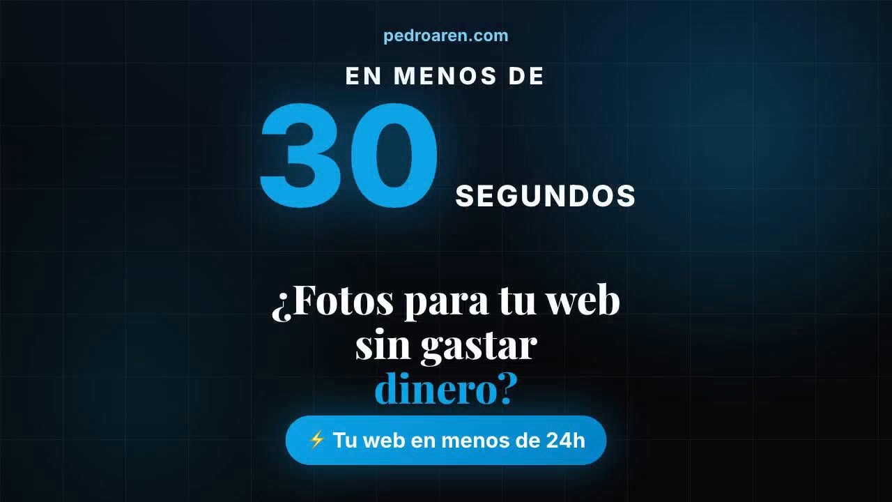 ¿Fotos para tu web sin gastar dinero? Así se hacen