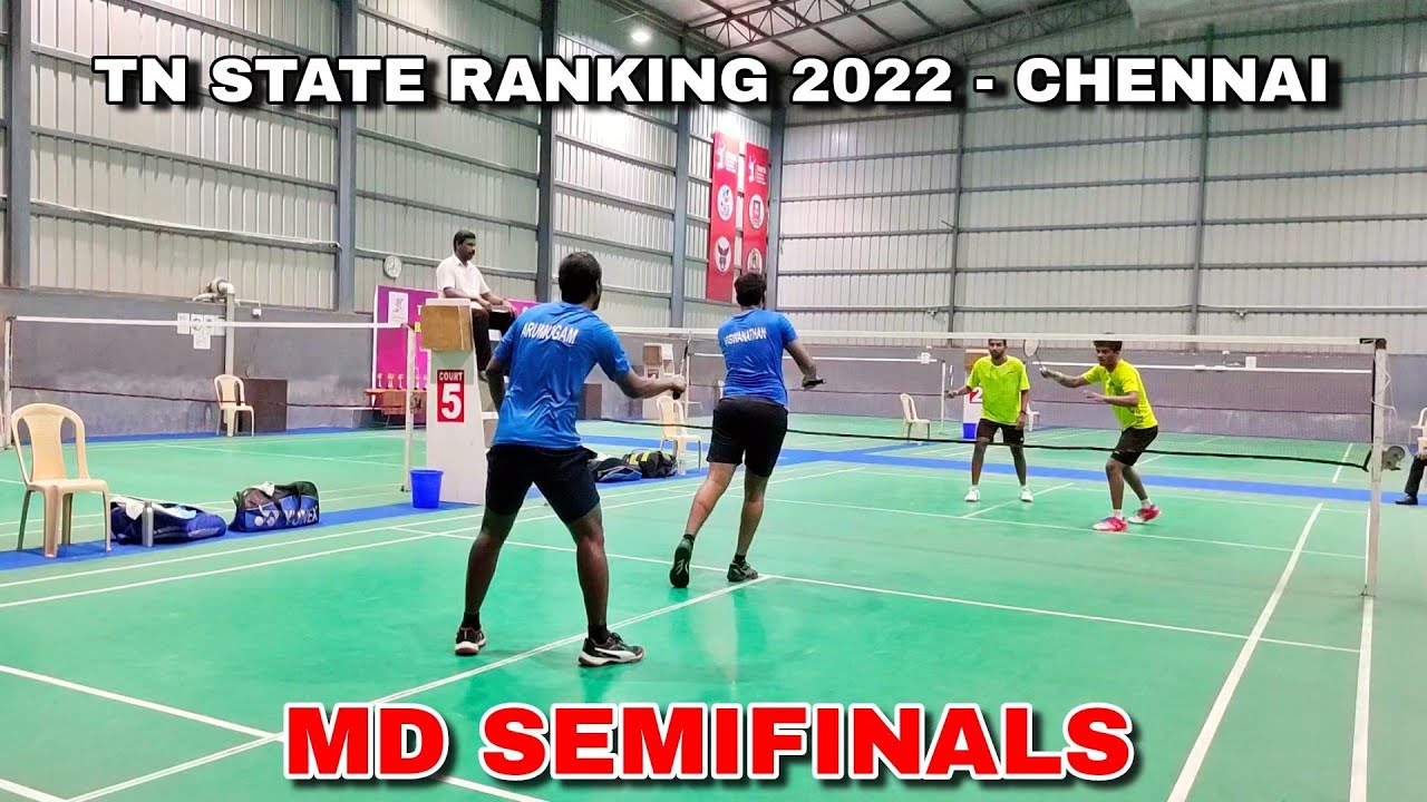 LOKESH GANESH vs ESHWAR ARUNKARTHICK | MD - SEMI | TN State Ranking Badminton Tournament 2022