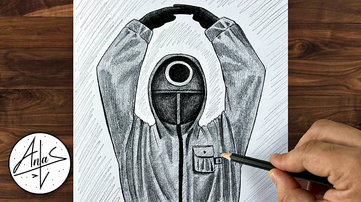 How To Draw Squid Game Guard | Drawing Tutorial (step by step)