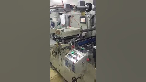 hook and loop die cutting machine