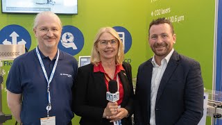 Interpack 2023: Paweł Kowalczyk (Solaris Laser) & Matt Nichol (Matthews Australasia)