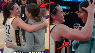Caitlin Clark WARM EMBRACING Kate Martin After Indiana Fever BIG WIN vs. Los Angeles Sparks!