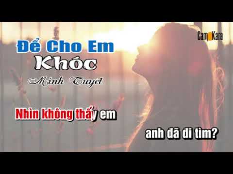 Để Cho Em Khóc - Mộc Trà Cover 