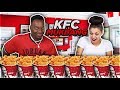 KFC MUKBANG GONE WRONG!! DAMIEN LITERALLY CHOKED ON THE DRIEST BISCUIT IN THE WORLD!!