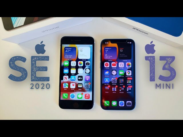 iPhone SE 2020 vs iPhone 13 mini speed test! (How fast is "faster"?) -  YouTube