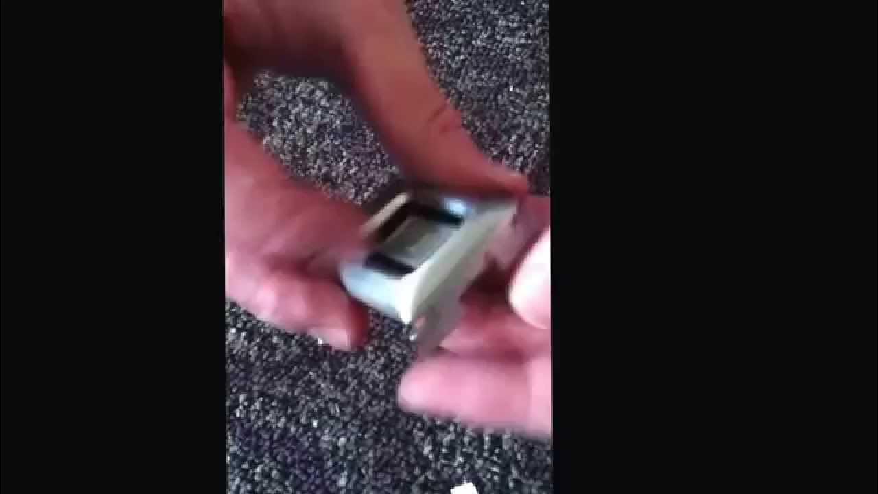 GM seat belt receptacle repair YouTube