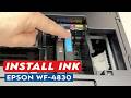 Epson WF-4830 : How to Replace &amp; Install the Ink Cartridges