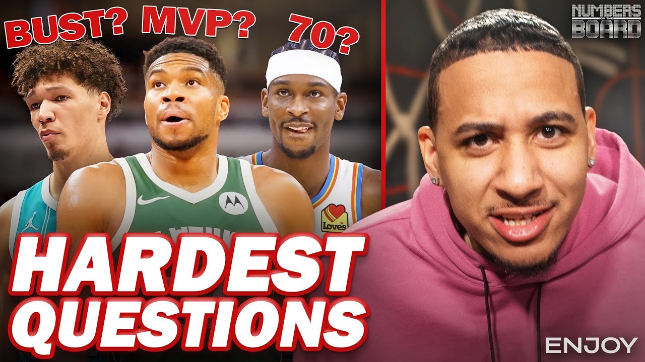 Nba Players Random Questions Answering the Hardest Questions Around the NBA | Numbers On The Board
