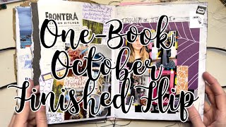 One-Book October Finished Flip