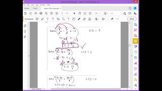 MAT1033 _3.3 Notes  Solving Linear Inequalities