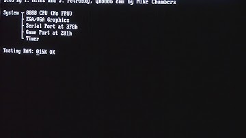 QB8086 on a PC/AT /w 286 processor (POST)