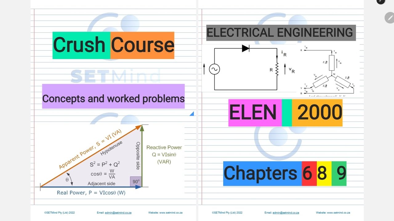 Crush Course for Electrical Engineering (ELEN 2000) | Concepts and ...
