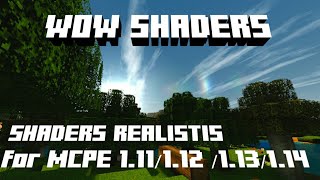 WOW SHADERS RELEASE !! REALISTIC SHADERS FOR MCPE 1.12 / 1.13 / 1.14 screenshot 3