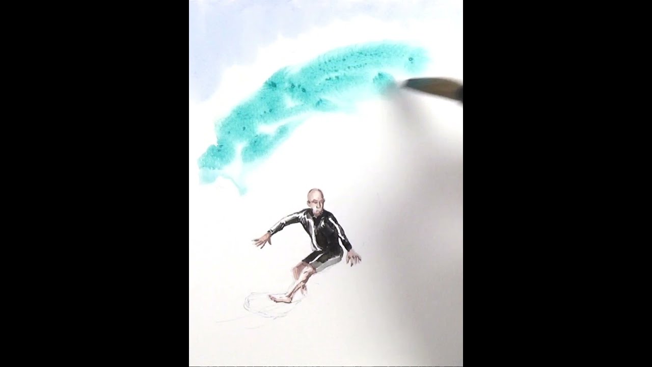 畫衝浪－Daily Sharing 35 - Otto Art. - YouTube