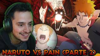 NARUTO 6 TAILS VS PAIN (CORINGA REACT PART 2)