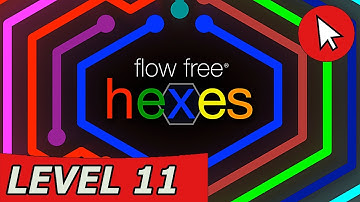 Flow Free Hexes Interval Pack Level 11 Solution (Android/IOS)