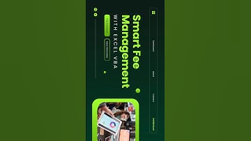 VBA+HTML+CSS Smart School Fee Management in EXCEL