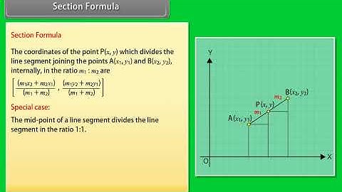 ICSE Class 10 Mathematics | Section Formula | English Video