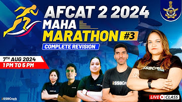 AFCAT 2 2024 | Maha Marathon | Complete Revision | Most Important Questions | Fully Solved | Part 3