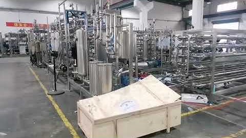 UHT Tubular Sterilizer For Dairy Juice Milk Fruit Beverage Yogurt