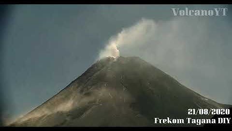 Volcano Merapi Time Lapse - 21/08/2020