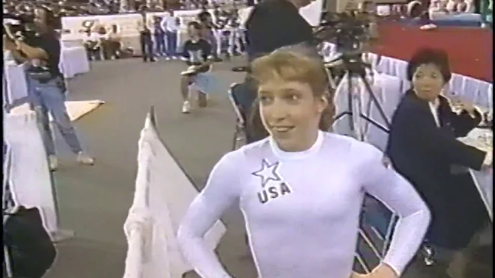 Kim Zmeskal (USA) Floor All Around 1991 World Championships