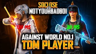 notYOURBADBOI Vs eviSoClose 🤩🔥 | Can I Comeback Against World N1 TDM Player 😳