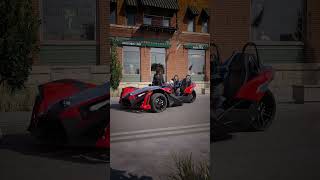 You have to peek twice. 👀 #PolarisSlingshot #MakeYourMark