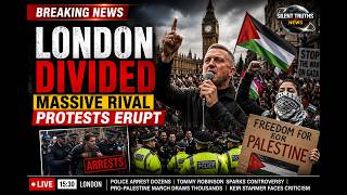 LIVE: London Protests Erupt | Rival Marches, Arrests & Palestine Demonstrations