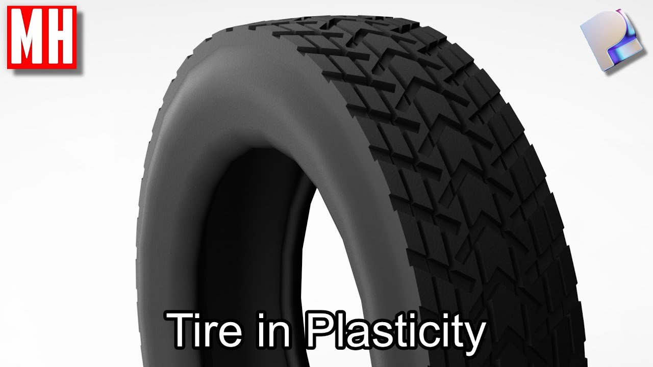 Let's model a threaded TIRE in Plasticity 25.1 - YouTube