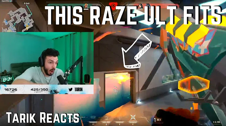 SEN tarik REACTS to sinatraa RAZE ULT... GENIUS | VALORANT Clips