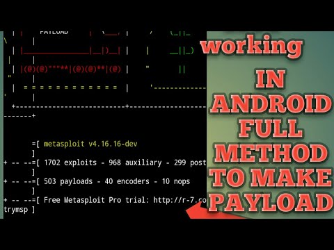 how to make payload in termux metasploit (android)IN HINDI by techno hackers