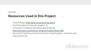 CSC2549 Final Project: Fluid Simulation Using MGPCG Solver