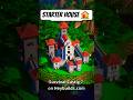 starter castle 🏰 or house 🏠 ?||don't touch the sound||👁️👄👁️ #minecraft#shorts
