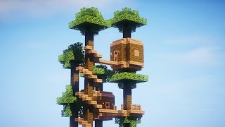Стартовый Дом На Дереве В Майнкрафт Minecraft Midal