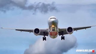 Awesome Boeing 777 Landing Up Close! ✈️🔥 @Aviafilms