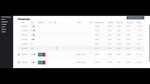 Guide: Viewing Timesheet on the Web