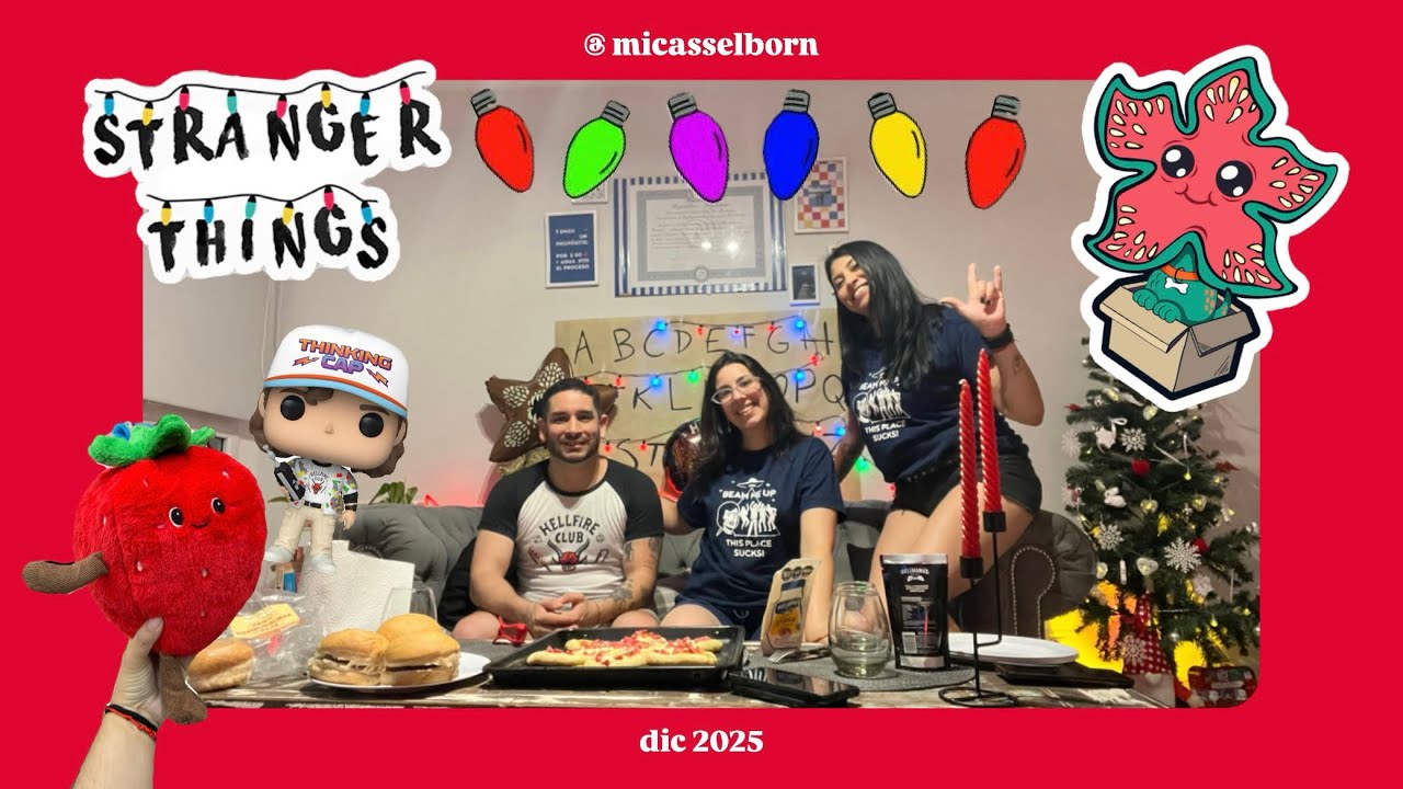 demogorgones, peluches y pizzas: casi como un cumpleaños 